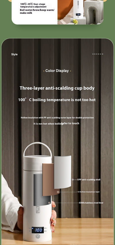 Taza Térmica Eléctrica con Control de Temperatura para Viajes y Oficina - Image 12