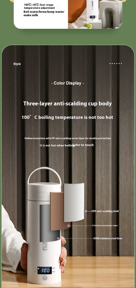 Taza Térmica Eléctrica con Control de Temperatura para Viajes y Oficina - Image 12