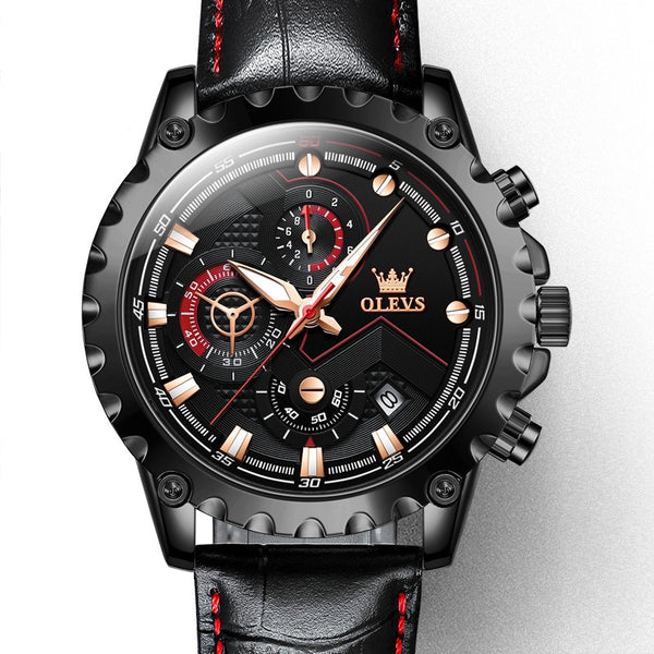Reloj Multifuncional para Hombre con Esfera Grande Luminosa