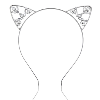 Diadema Orejas de Conejo con Detalles de Estrás en Aleación - Image 15