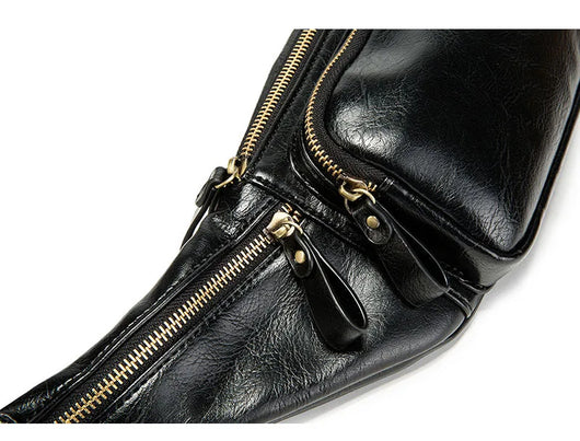 Bolsa Mensajera Retro para Hombre con Compartimento para Celular - Image 8