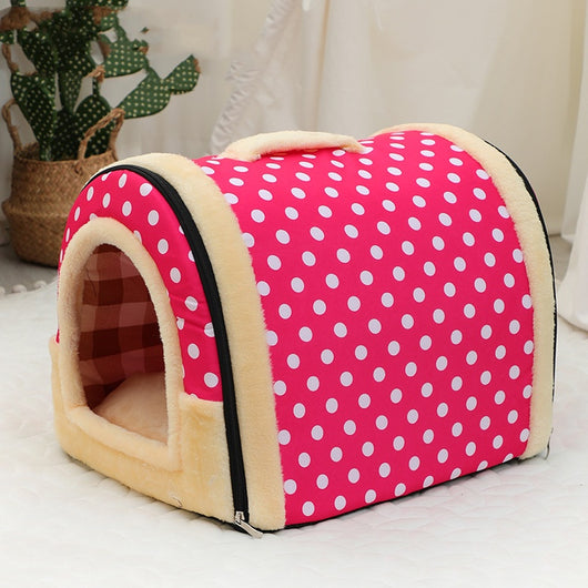 Cama Portátil para Mascotas Pequeñas y Medianas con Asa - Refugio Cálido y Acogedor - Image 21