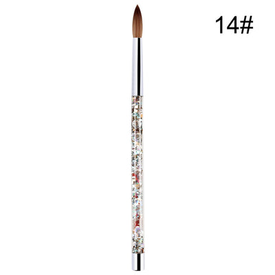 Set de 7 Brochas para Uñas Acrílicas - Nylon Profesional para Manicura - Image 8