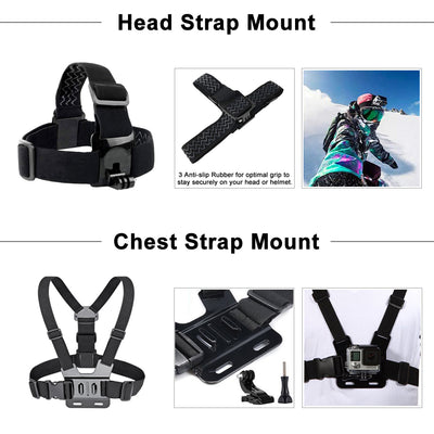 Kit Completo de 9 Accesorios para Cámara de Acción - Image 11