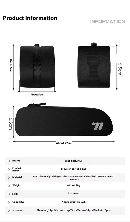 Bolsa Frontal Aerodinamica para Bicicleta - Image 8