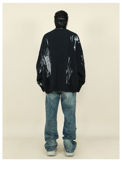 Suéter Holgado de Cuello Redondo para Hombre - Image 14