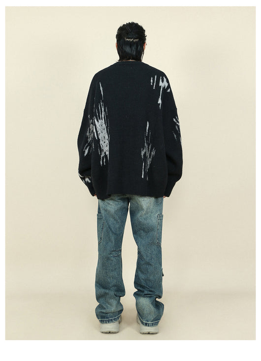 Suéter Holgado de Cuello Redondo para Hombre - Image 14