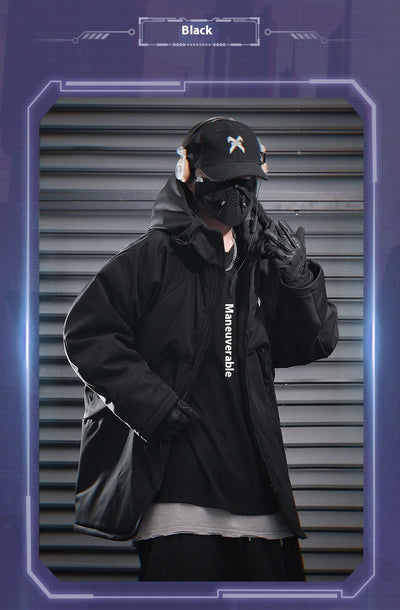 Chaqueta Acolchada Dark Armor - Protección y Estilo para Hombre - Image 10