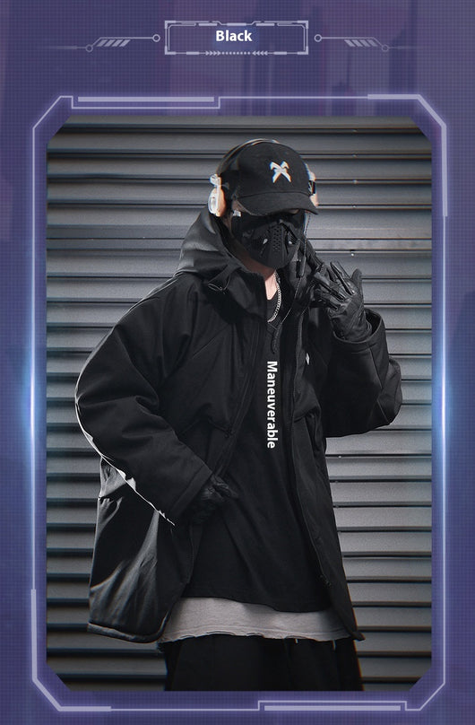 Chaqueta Acolchada Dark Armor - Protección y Estilo para Hombre - Image 10