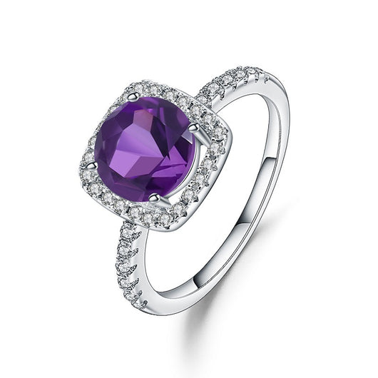 Anillo de Plata Esterlina S925 con Topacio Multicolor Incrustado - Image 8