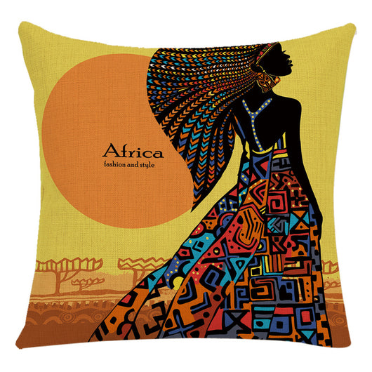 Funda de Cojín Decorativa Africana para Cama y Auto - Image 20