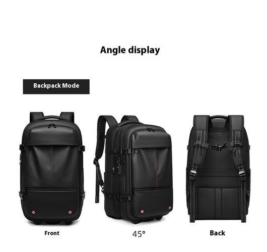 Mochila Trolley Expandible de Gran Capacidad para Viajes de Negocios - Image 43