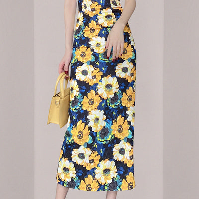 Falda Midi Ajustada con Estampado - Image 4
