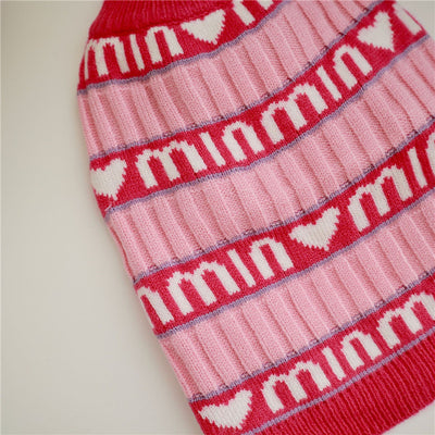 Suéter de Invierno para Perros con Diseño Alfabético - Image 9