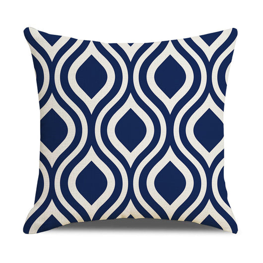 Funda de Almohada Lino Geometría Simple - Diseño Moderno para Sofá y Hogar - Image 46