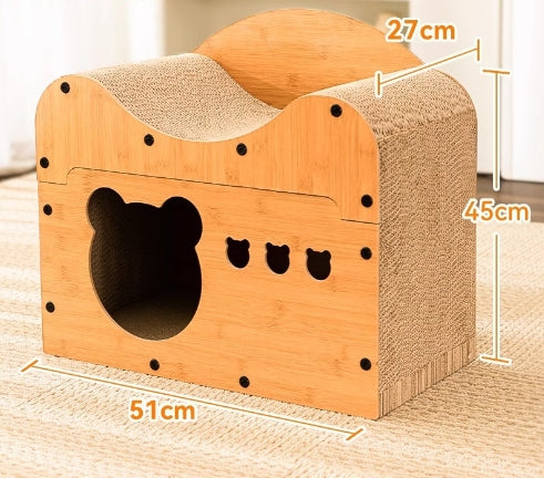 Rascador de Sisal para Gatos sin Desprendimiento de Fibras