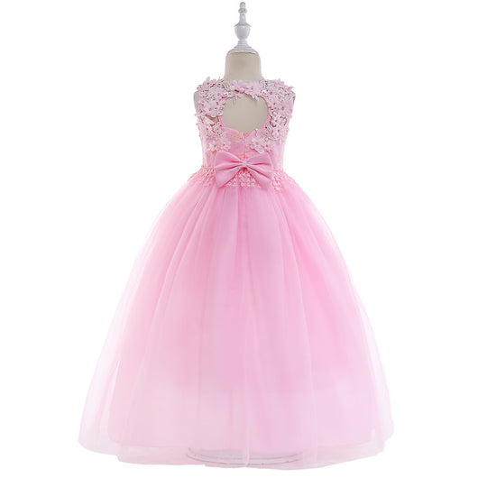 Vestido de Gala Infantil con Encaje - Traje de Concierto para Niñas - Image 9