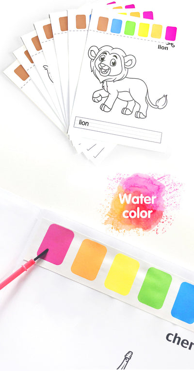 Papel para Colorear y Pintar Acuarela - Bloc de Dibujo Infantil - Image 10