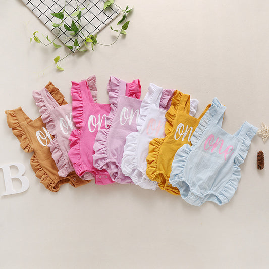 Enterizo Multicolor con Banda Abdominal para Bebé