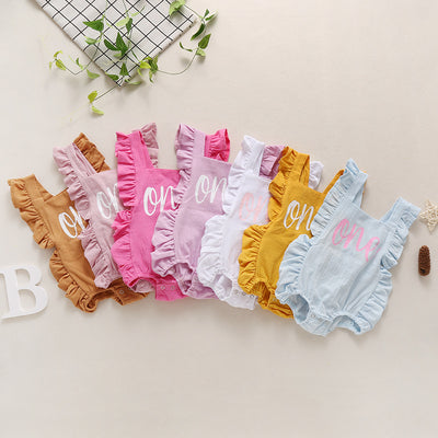 Enterizo Multicolor con Banda Abdominal para Bebé