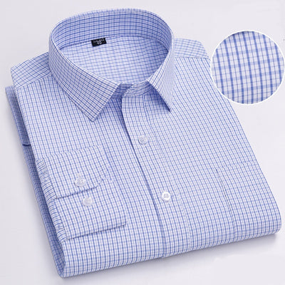 Camisa Casual de Cuadros Manga Larga para Hombre Adulto - Image 5