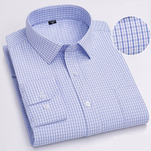 Camisa Casual de Cuadros Manga Larga para Hombre Adulto - Image 5