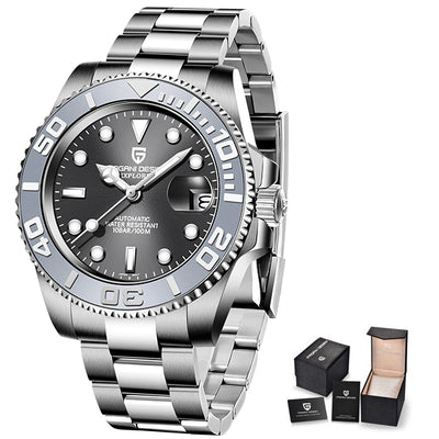 Reloj Automático de Acero Inoxidable Resistente al Agua para Hombre - Image 28