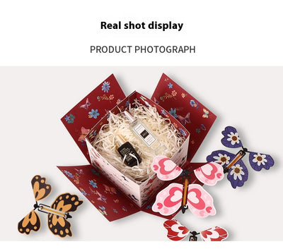 Caja Sorpresa con Mariposas Voladoras - Regalo Creativo para Cumpleaños y Celebraciones - Image 17