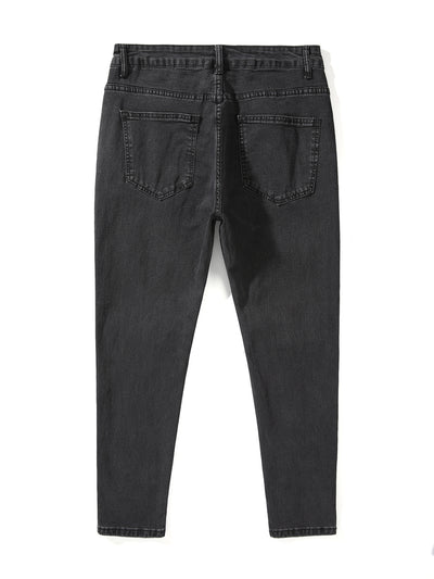 Jeans Skinny Elásticos de Corte Moderno para Hombre - Image 6