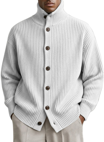 Cardigan Cuello Alto Tejido para Hombre - Image 16