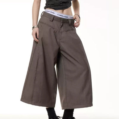 Shorts Casuales Retro con Costuras Sueltos para Primavera y Verano Mujer - Image 8