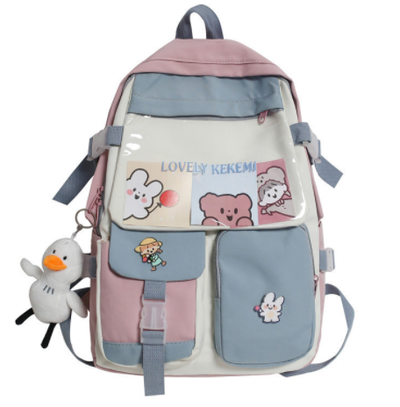 Mochila Transparente de Gran Capacidad para Estudiantes de Secundaria - Image 9