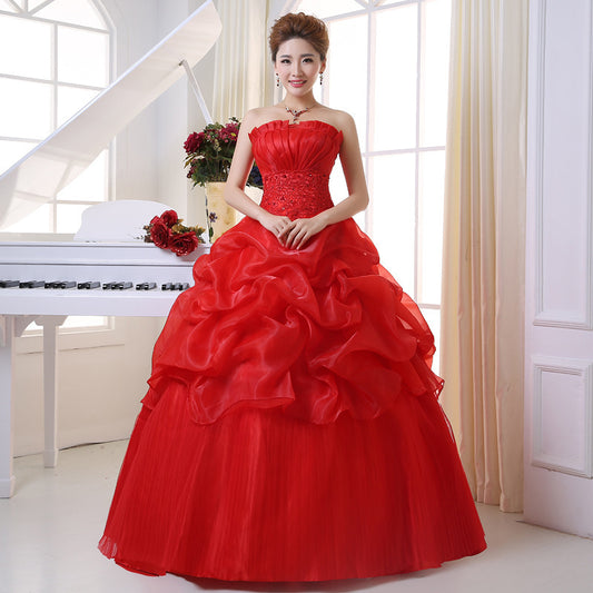 Vestido de Novia Corset Coreano Princesa Elegante - Image 2