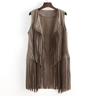 Chaleco Sleeveless con Borlas para Mujer - Image 11