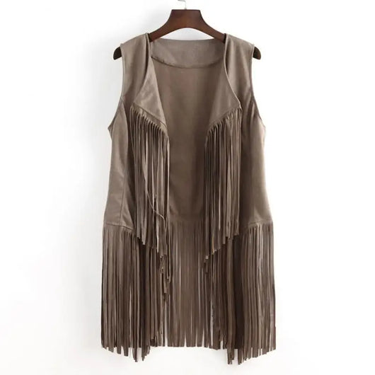 Chaleco Sleeveless con Borlas para Mujer - Image 11