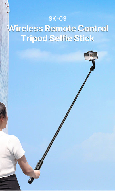 Palo Selfie SK 03 con Trípode 1.5m y Control Bluetooth Inalámbrico - Image 29
