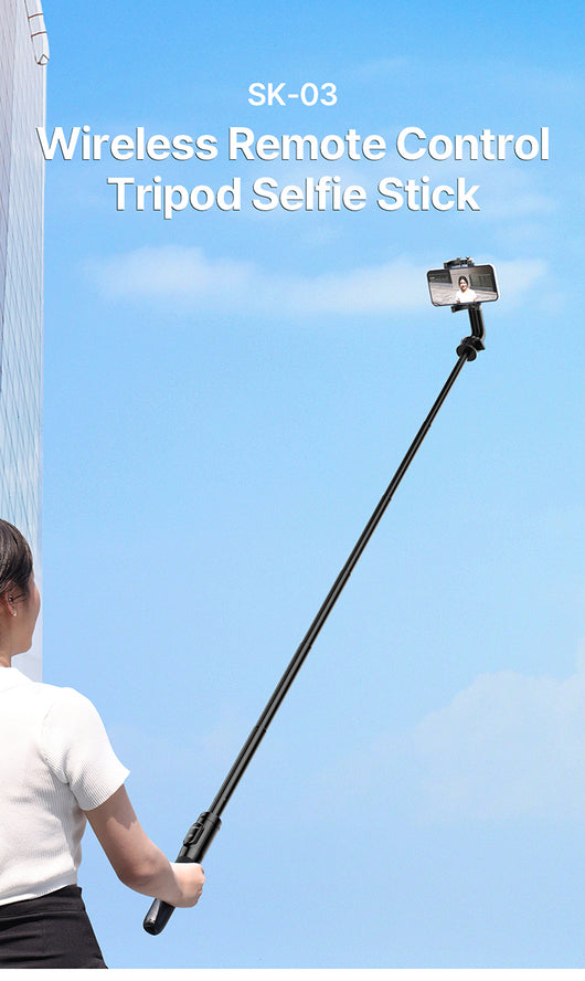 Palo Selfie SK 03 con Trípode 1.5m y Control Bluetooth Inalámbrico - Image 29