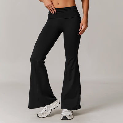 Pantalones Yoga Cintura Alta Plegables para Mujer - Image 7