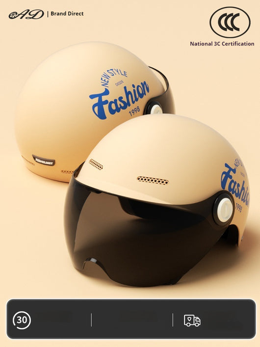 Casco Moto Semintergral Batería Universal Cuatro Estaciones - Image 14