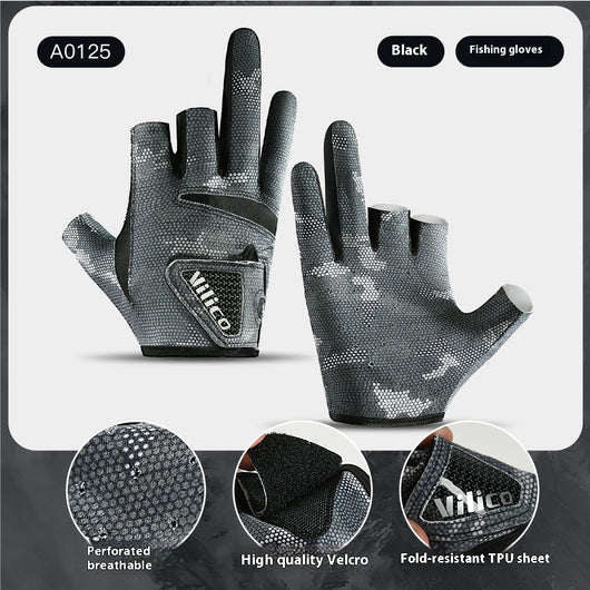 Guantes de Pesca Profesionales con Protección Solar y Tres Dedos Expuestos - Image 5