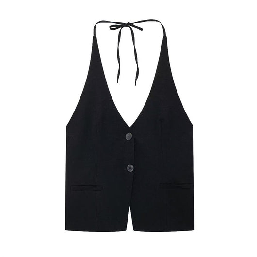 Blusa con Cuello Decorativo de Moño Estilo Europeo y Americano - Image 7