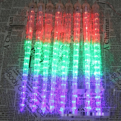 Lámpara Solar Navideña con Luces LED en Forma de Cono de Hielo - Image 9