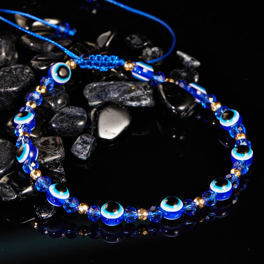 Pulsera Ajustable con Cristales de Ojo Turco - Image 5
