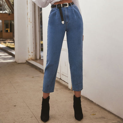 Pantalón Denim Cintura Alta Versátil para Mujer - Image 7