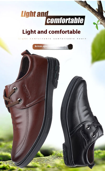 Zapatos Casuales de Cuero Estilo Británico para Hombre - Image 10