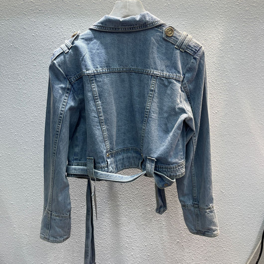 Chaqueta Denim Oversize Estilo Coreano con Botones Decorativos - Image 8