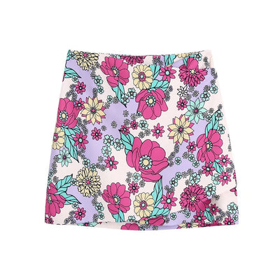 Conjunto Crop Top Encaje con Cordones y Falda Cintura Alta - Image 14