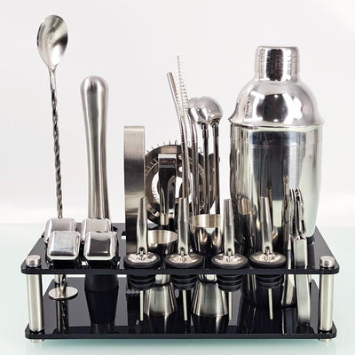 Set de Vasos Acrílicos con Hielo de Acero Inoxidable - Image 7
