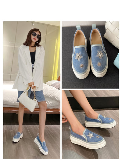 Zapatos de Plataforma de Cuero Genuino para Mujer - Image 5