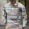 Camisa de Vestir Elegante con Solapas Largas para Hombre